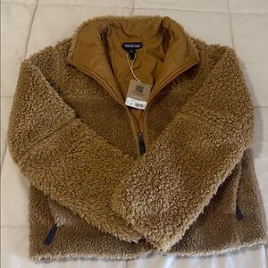 Patagonia Women's Tan Fleece Jacket